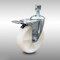 Service Caster 5 Inch SS Nylon Wheel Swivel 1/2 Inch Threaded Stem Caster with Total Lock Brake SCC-SSTSTTL20S514-NYS-121315 - alternate 1